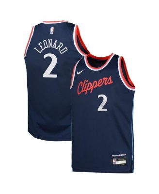 Nike - Big Boys and Girls Kawhi Leonard Royal LA Clippers Swingman Jersey - Icon Edition