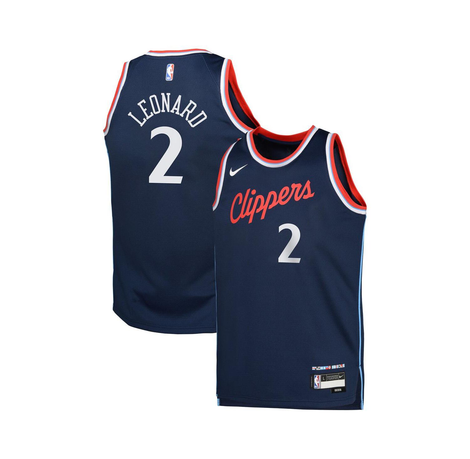 Big Boys and Girls Kawhi Leonard Royal LA Clippers Swingman Jersey