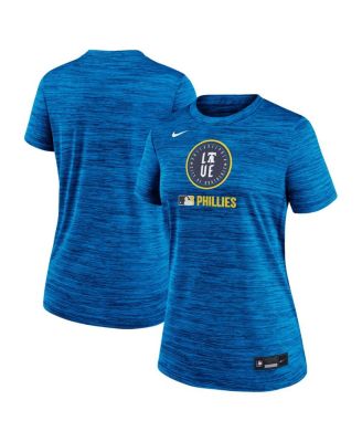 Nike - Women's Royal Philadelphia Phillies Authentic Collection City Connect Velocity Performance T-Shirt