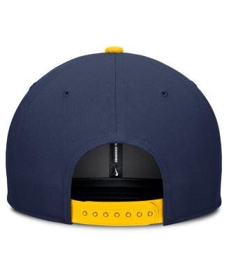 Men's Navy/Gold Milwaukee Brewers Pro Performance Snapback Hat
