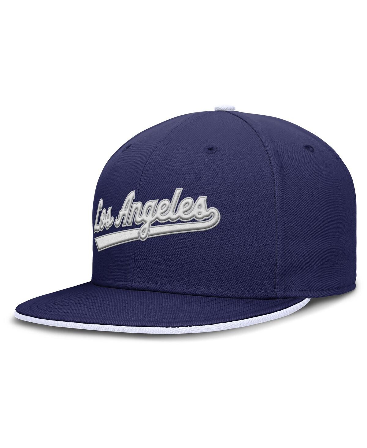Nike Men's Royal Los Angeles Dodgers True Performance Fitted Hat In Royal
