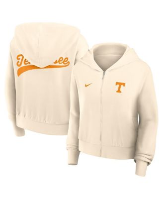 Nike - Women's Cream Tennessee Volunteers Chill Midi Full-Zip Hoodie