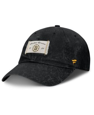 Women's Black Boston Bruins Heritage Away Game Adjustable Hat