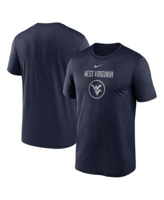 Nike - Men's Navy West Virginia Mountaineers On-Court Basketball Legend Practice Performance T-Shirt