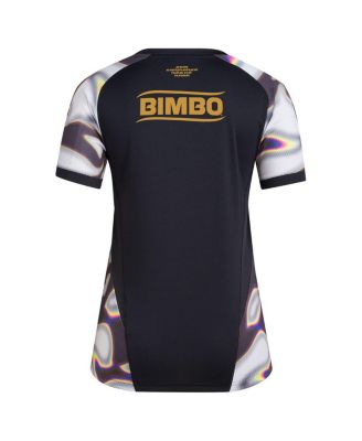 Женская черная майка Adidas Philadelphia Union 2024 Pride Pre-Match от Adidas