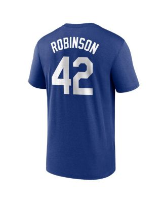 Men's Jackie Robinson Royal Brooklyn Dodgers Legend Name and Number Home T-Shirt