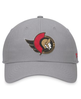 Men's Gray Ottawa Senators Extra Time Adjustable Hat