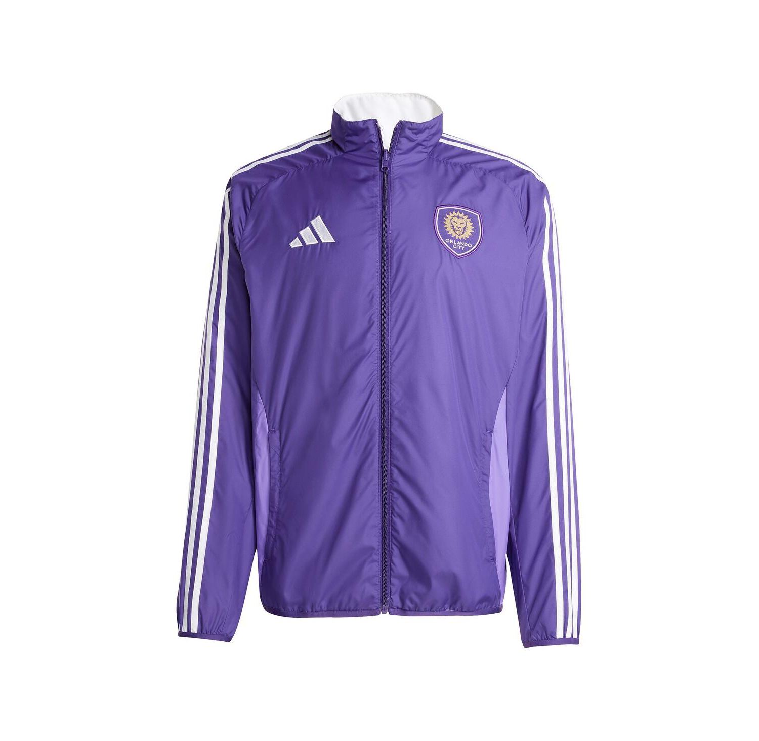 Men's Purple/White Orlando City SC 2025 Anthem Reversible Full-Zip Jacket