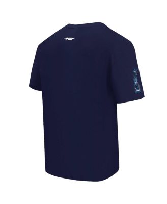 Men's Navy Seattle Mariners Turn It Up Dropped Shoulder T-Shirt