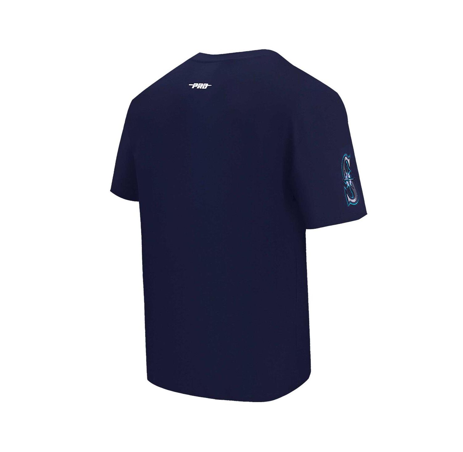 Men's Navy Seattle Mariners Turn It Up Dropped Shoulder T-Shirt