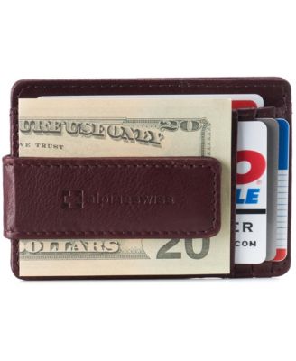 Harper Mens RFID Slim Money Clip Front Pocket Wallet Minimalist Leather ID Card Holder