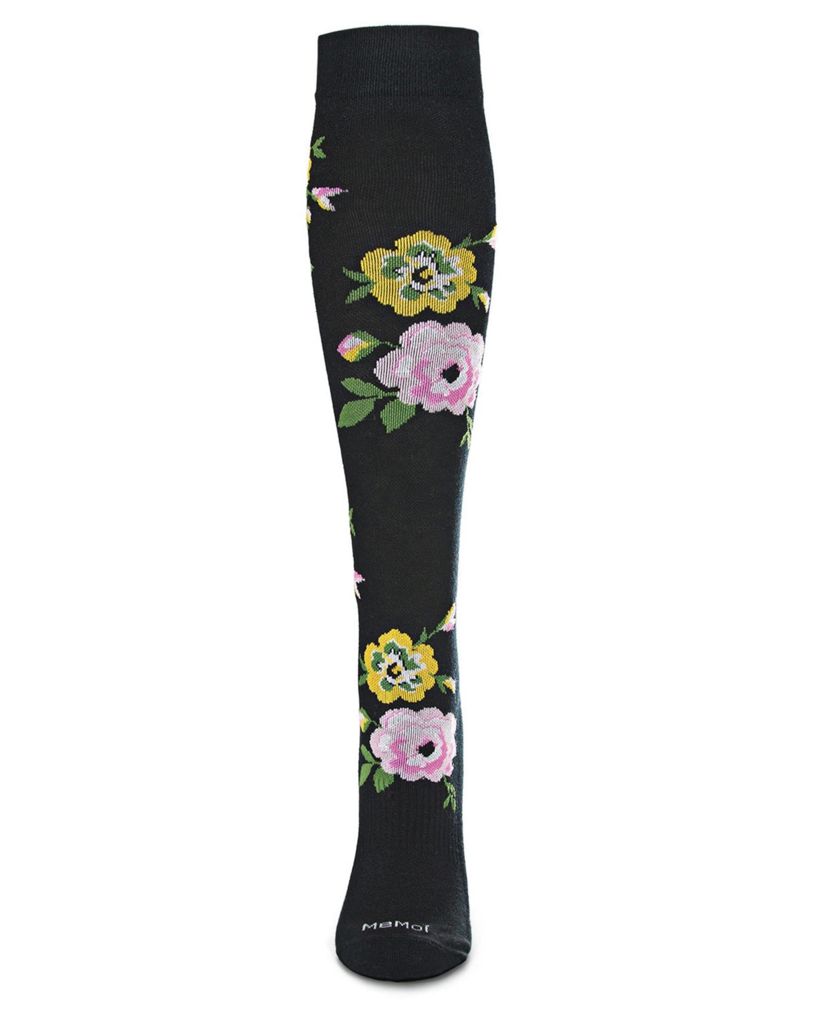 Memoi Women's In Bloom 8-15mmhg Graduated Compression Socks Mfy06342