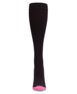 Женские компрессионные носки MeMoi унисекс из цельного нейлона с градуированным давлением 15-20 мм рт.ст. UOY07412