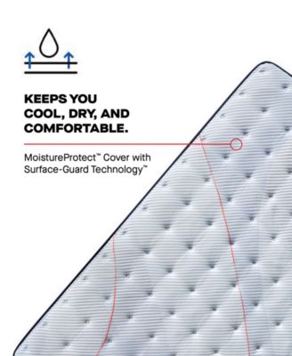 Posturepedic Seafield 14" Soft Euro Pillowtop Mattress Set - Queen Split