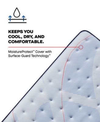 Posturepedic Kersall 14" Medium Tight Top Mattress Set - Queen Split