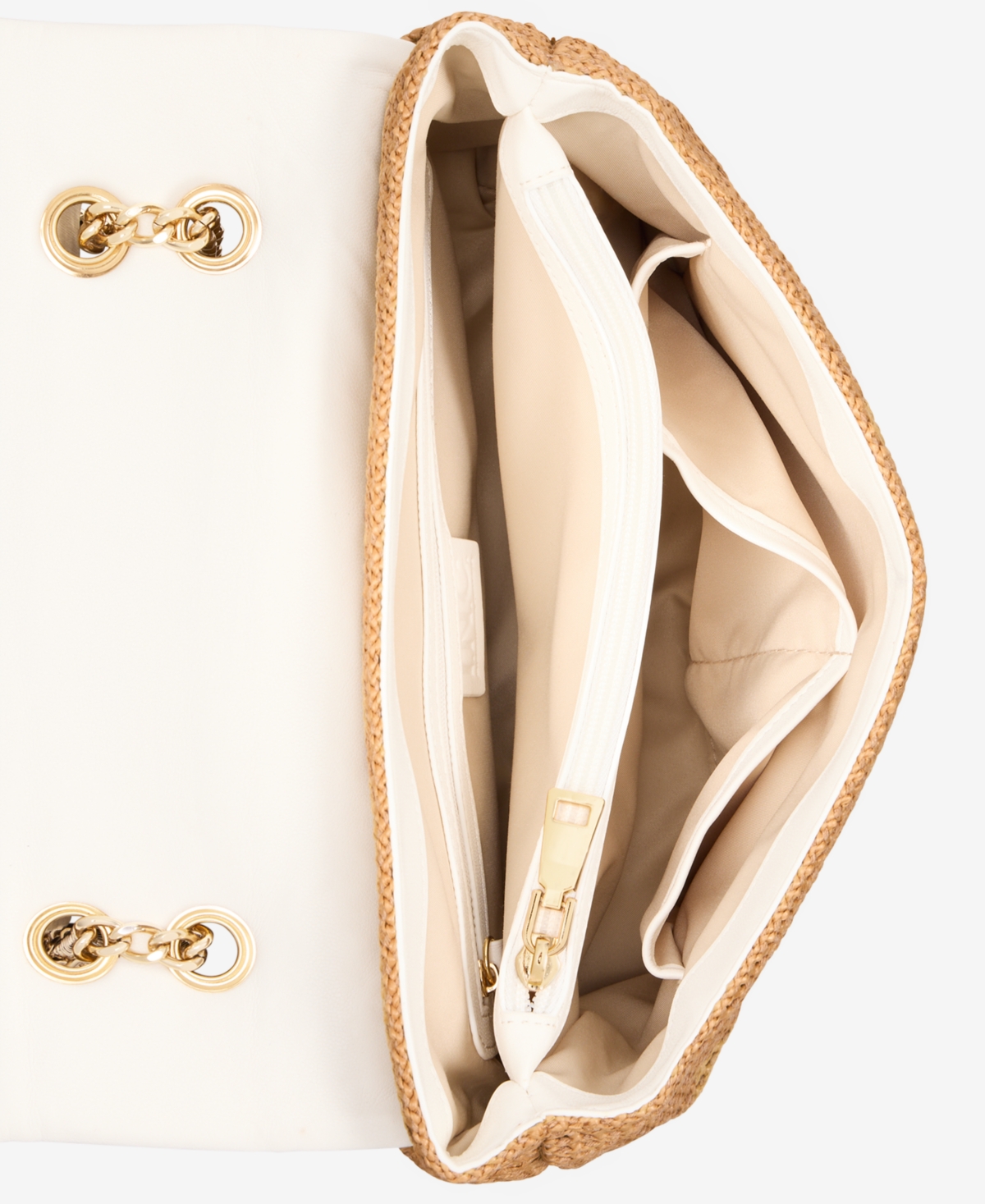 Shop Inc International Concepts Ajae Straw Overlay Shoulder Bag, Exclusively At Macy's