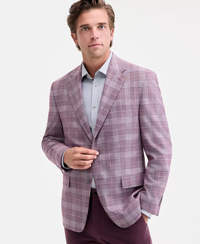 Men's Classic-Fit Plaid Sport Coat - thumbnail 3