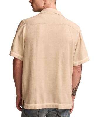 Мужская рубашка Lucky Brand обычного покроя с цветочной вышивкой на пуговицах и классические шорты на завязках длиной 7 дюймов 