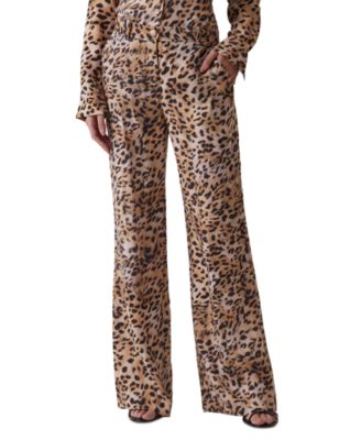 Женские брюки прямого кроя с принтом Enora от GUESS