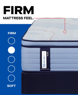 Posturepedic Kersall 15" Firm Euro Pillowtop Mattress Set - Queen Split