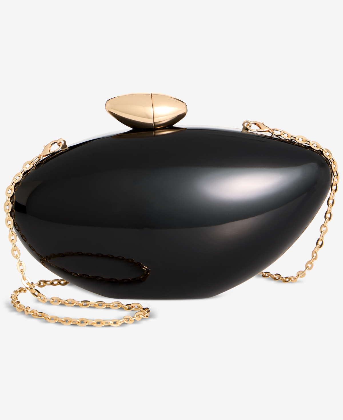 Acrylic Shell Clutch, Exclusively at Macy's - Black