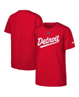 Fanatics - Big Boys and Girls  Red Detroit Red Wings 2025 NHL Stadium Series Locker Room T-Shirt