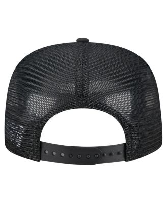 Мужская черная регулируемая шляпа дальнобойщика-гольфиста Washington Nationals Gummy от New Era