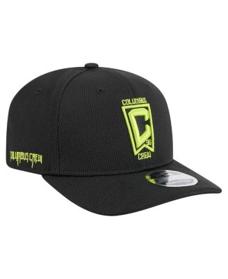 New Era - Men's Black Columbus Crew 2025 Jersey Hook 9SEVENTY Stretch-Snap Hat