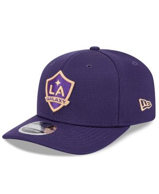 New Era - Men's Purple LA Galaxy 2025 Jersey Hook 9SEVENTY Stretch-Snap Hat