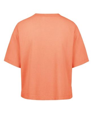 Женская укороченная футболка оранжевого цвета Cincinnati Bengals Florentina Montauk от бренда '47