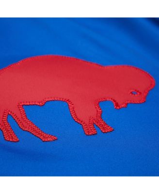 Мужская куртка Mitchell & Ness Royal Buffalo Bills из двойного атласа с застежкой на пуговицы