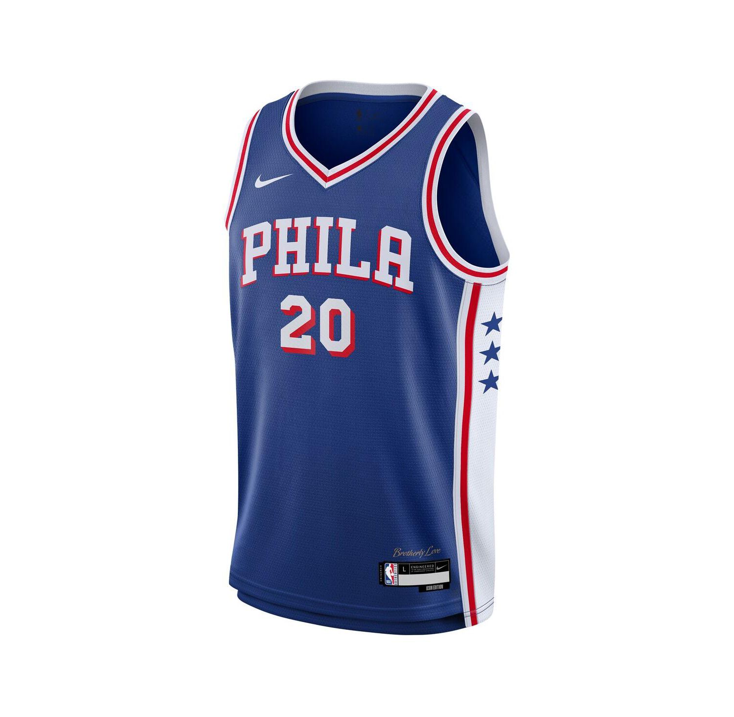 Big Boys and Girls Jared McCain Royal Philadelphia 76ers Swingman Jersey