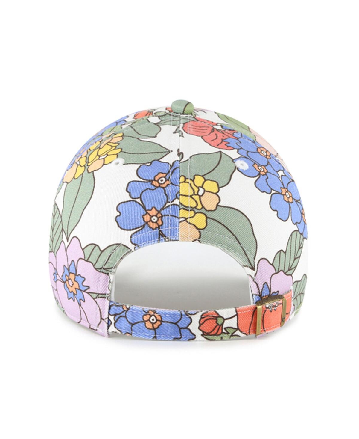 47 Brand Women's ' Cream Pittsburgh Penguins Pollinator Clean Up Adjustable Hat In White