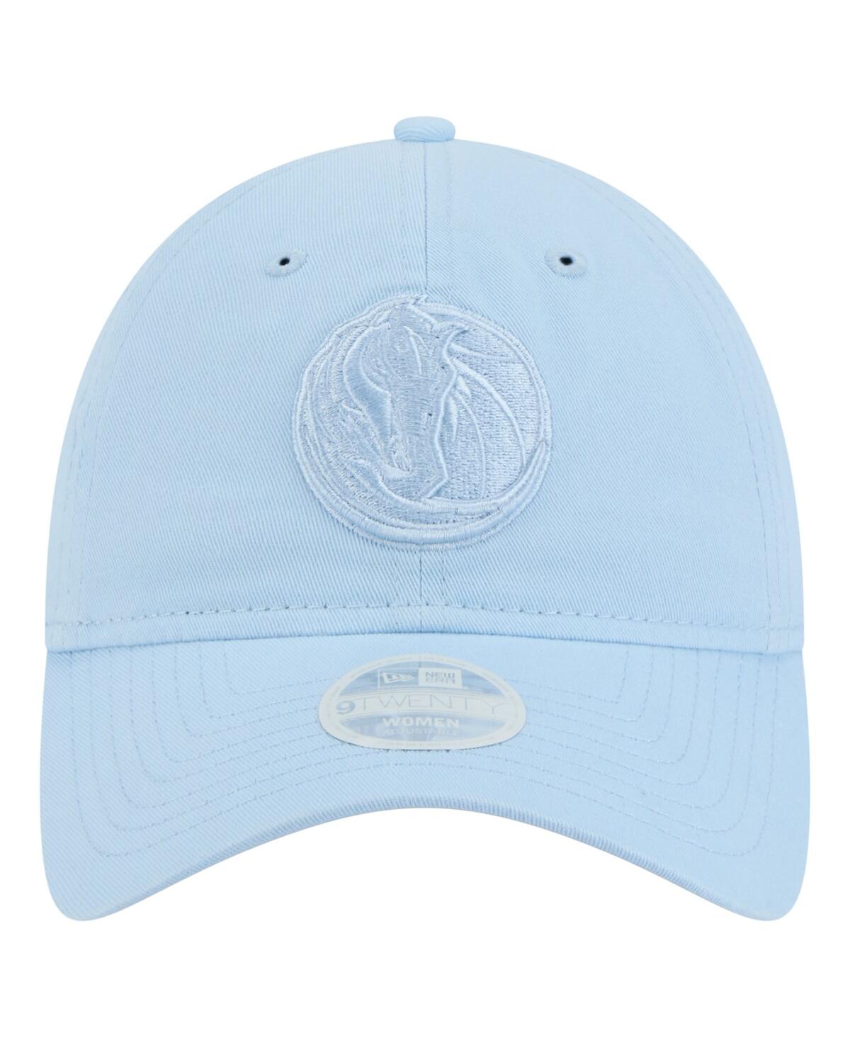 New Era Women's Light Blue Dallas Mavericks Colorpack 9twenty Adjustable Hat In Light Blue