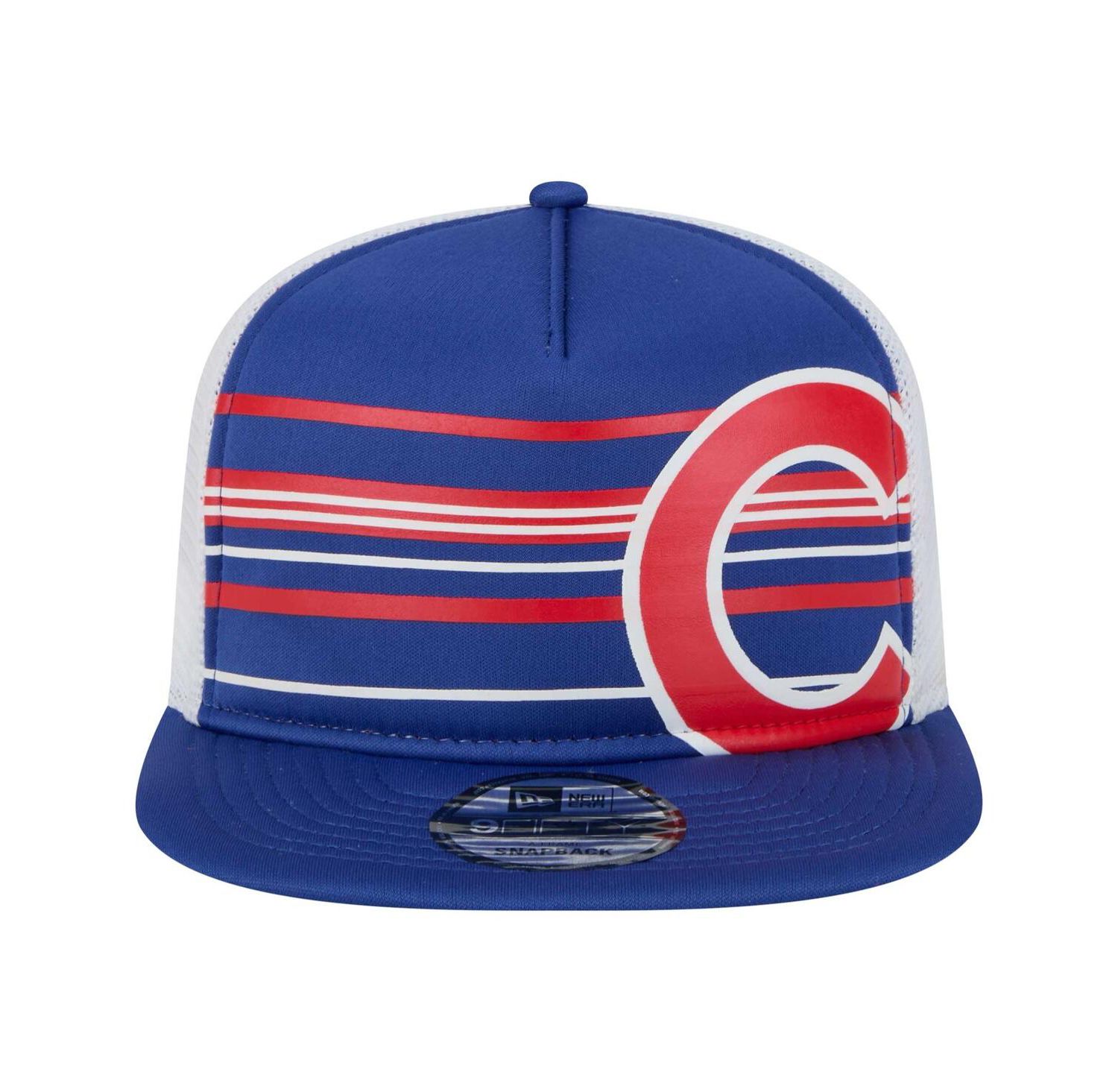 Men's Royal Chicago Cubs 9FIFTY A-Frame Trucker Snapback Hat