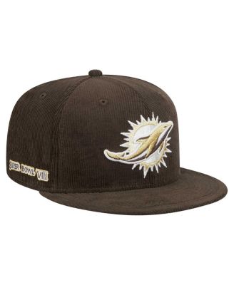 Men's Brown Miami Dolphins Choco Cord 59FIFTY Fitted Hat