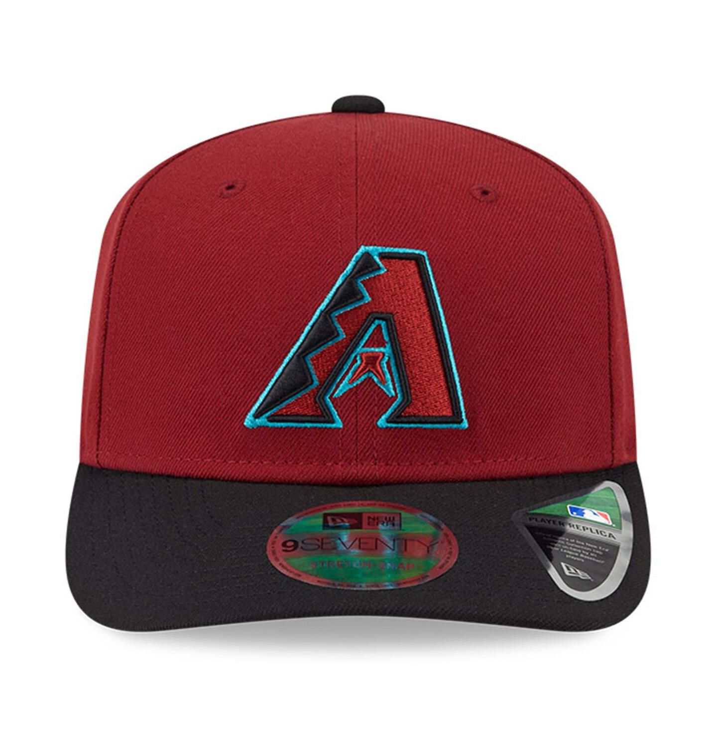 Мужская кепка New Era Red Arizona Diamondbacks Player Replica 9SEVENTY Adjustable Hat — фото 4