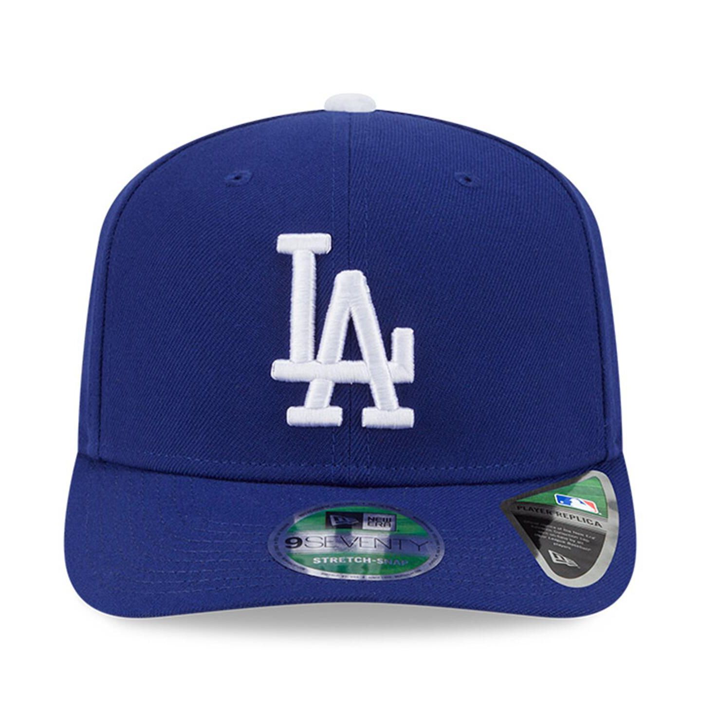 Мужская кепка New Era Royal Los Angeles Dodgers Player Replica 9SEVENTY Adjustable Hat — фото 5