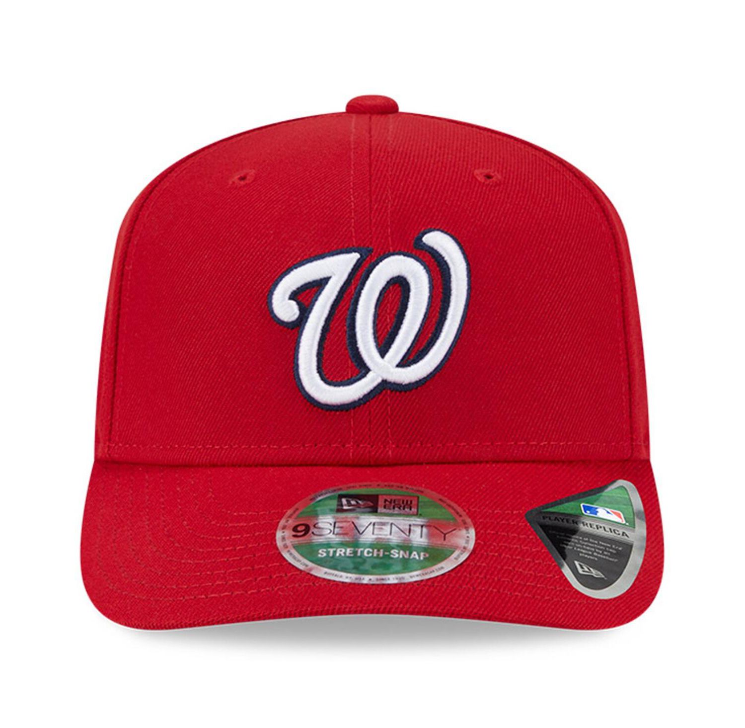 Men's Red Washington Nationals Player Replica 9SEVENTY Adjustable Hat