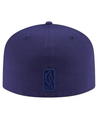 Men's Navy Golden State Warriors Colorpack A-Frame Pinch Front 59FIFTY Fitted Hat