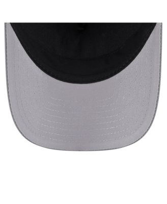 Мужская серая шляпа New York Giants Domain A-образной формы Trucker 9FORTY с регулируемой длиной.