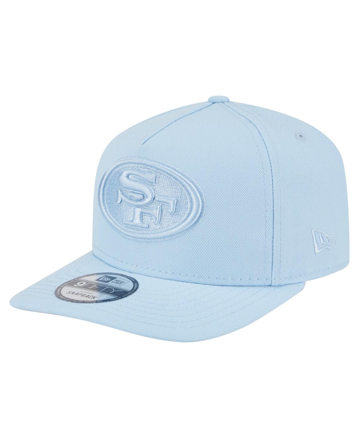 NEW ERA MEN'S LIGHT BLUE SAN FRANCISCO 49ERS COLOR PACK 9FIFTY SNAPBACK HAT 
