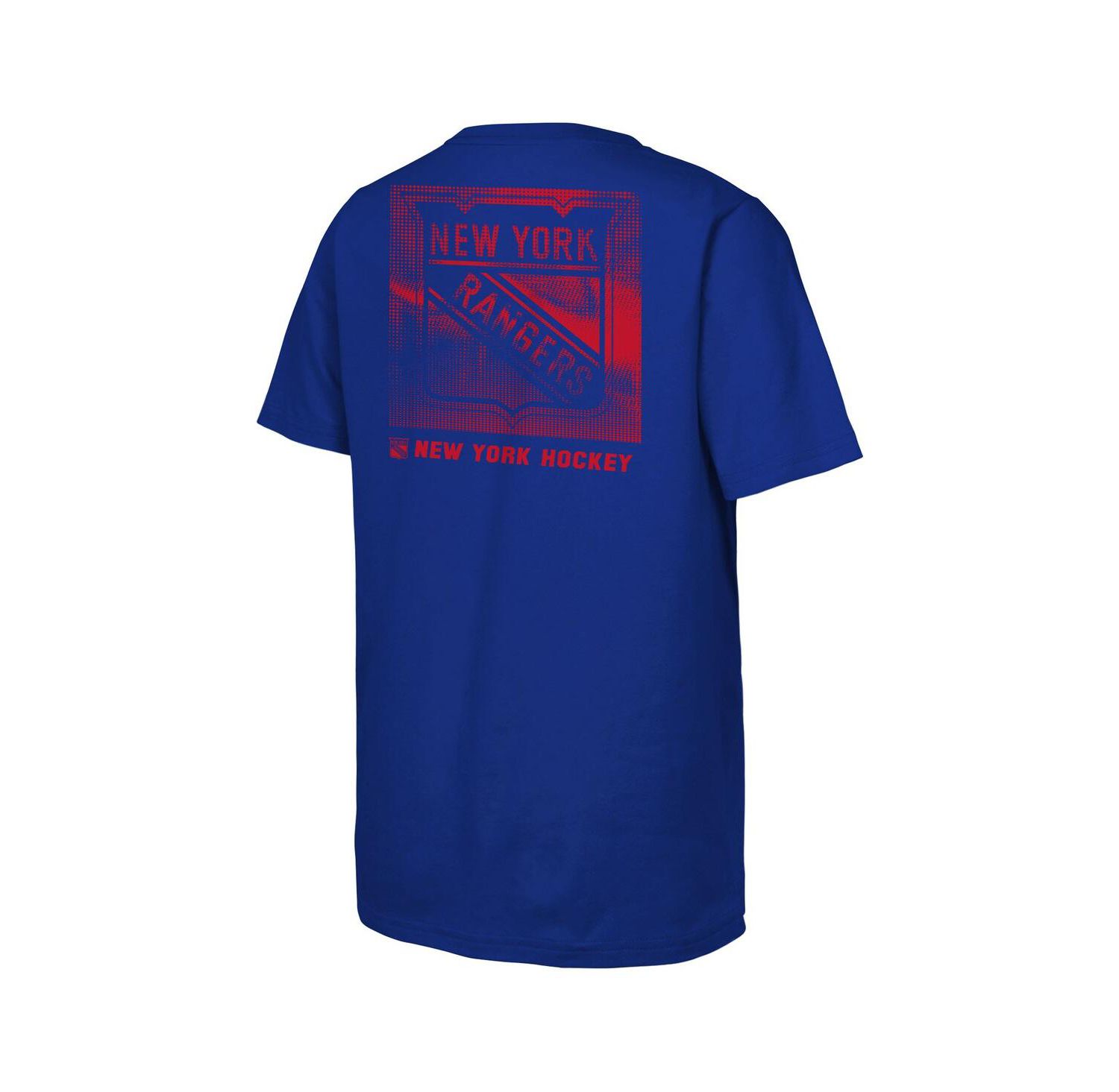 Big Boys and Girls Blue New York Rangers Atmosphere T-Shirt