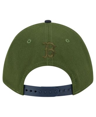 Мужская темно-зеленая бейсболка New Era Boston Red Sox City с регулируемой А-образной оправой длиной 9 футов