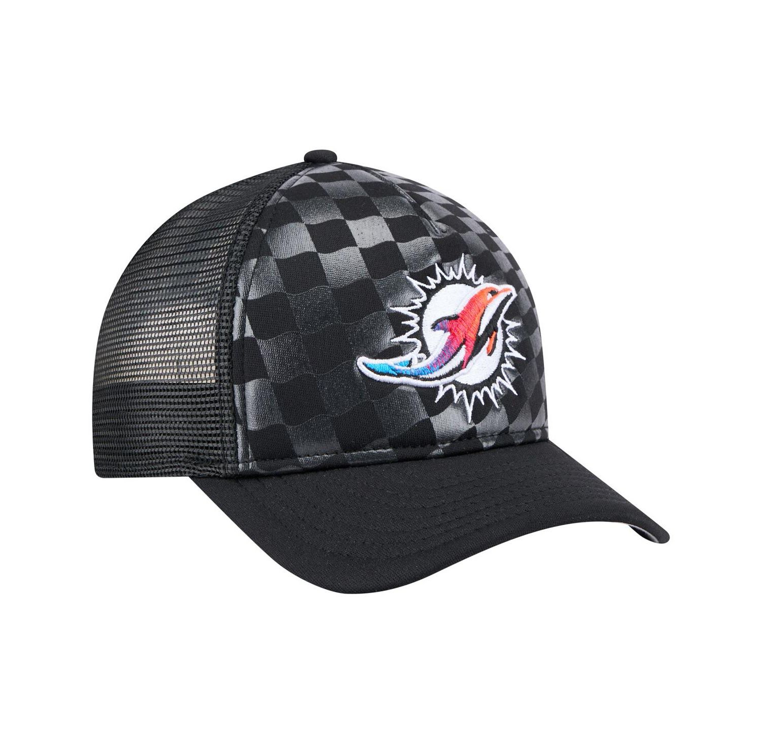Men's Black Miami Dolphins Gradient 9FORTY Adjustable Hat