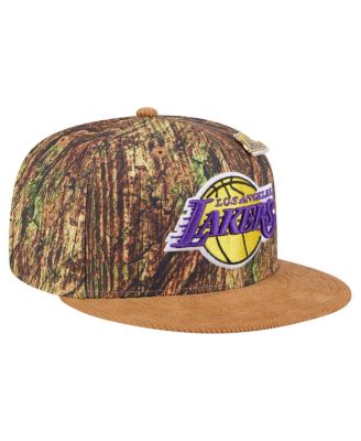 Мужская камуфляжная кепка New Era/коричневого цвета Los Angeles Lakers Victory Grove Forest Sneaker с булавкой 9FIFTY Snapback