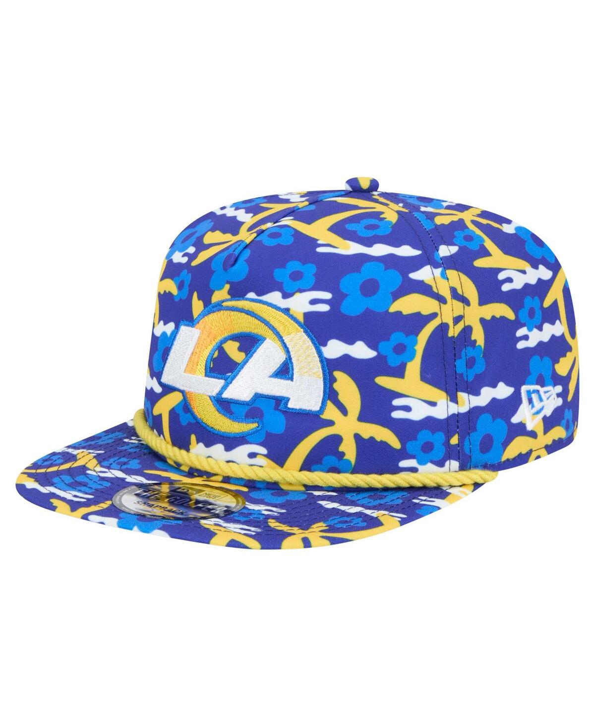 NEW ERA MEN'S ROYAL LOS ANGELES RAMS WAKEY WAKEY GOLFER SNAPBACK HAT 