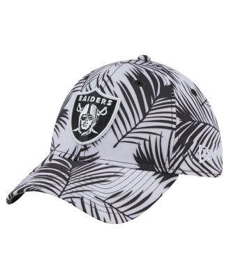 New Era - Men's Gray Las Vegas Raiders Palms 39THIRTY Flex Hat