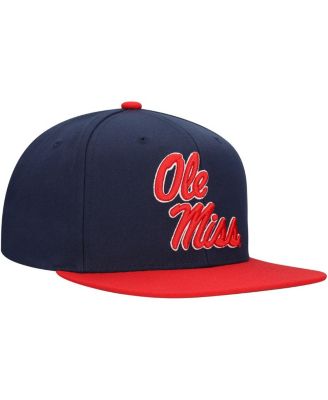 Men's Navy/Red Ole Miss Rebels 2-Tone 2.0 Snapback Hat