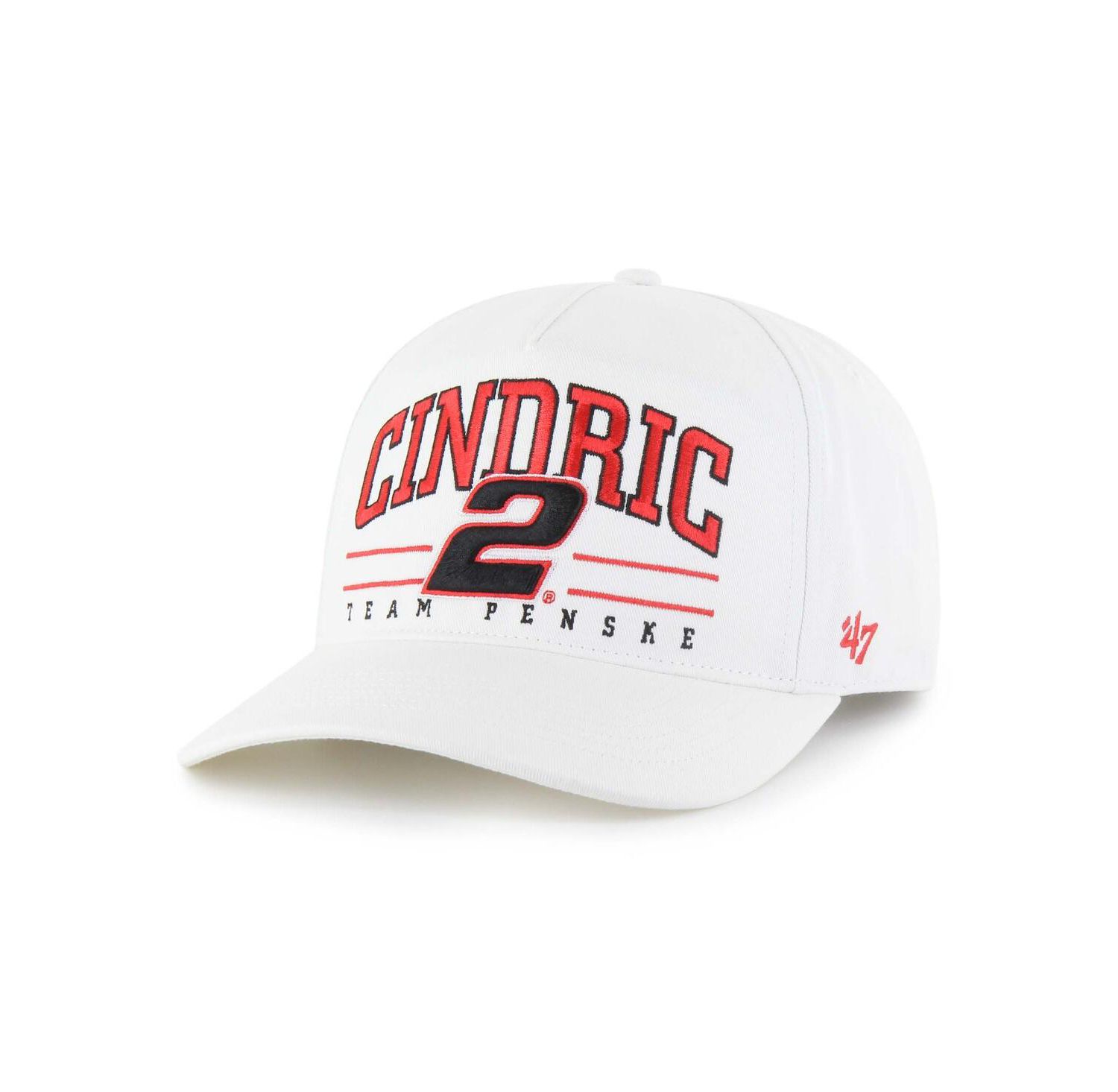 White Austin Cindric Roscoe Hitch Adjustable Hat